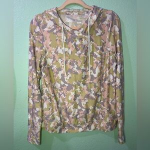 Gerry Weber Pink and Green Camouflage Hoodie